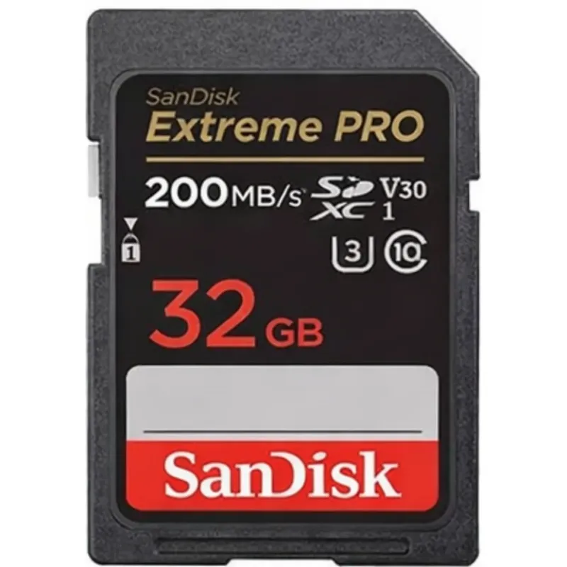 SanDisk Extreme PRO UHS-I 32GB SD Memory Card 200MB/s