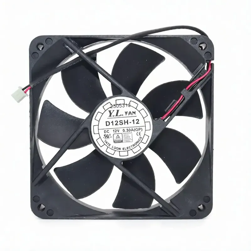 YATE LOON D12SH-12 DC Fan 12V 0.3A 80x80x25mm (Used Like New)