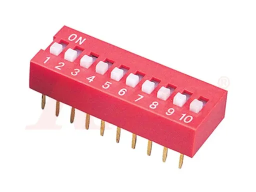 DIP Switch 10 Position (0.1 in Pitch)