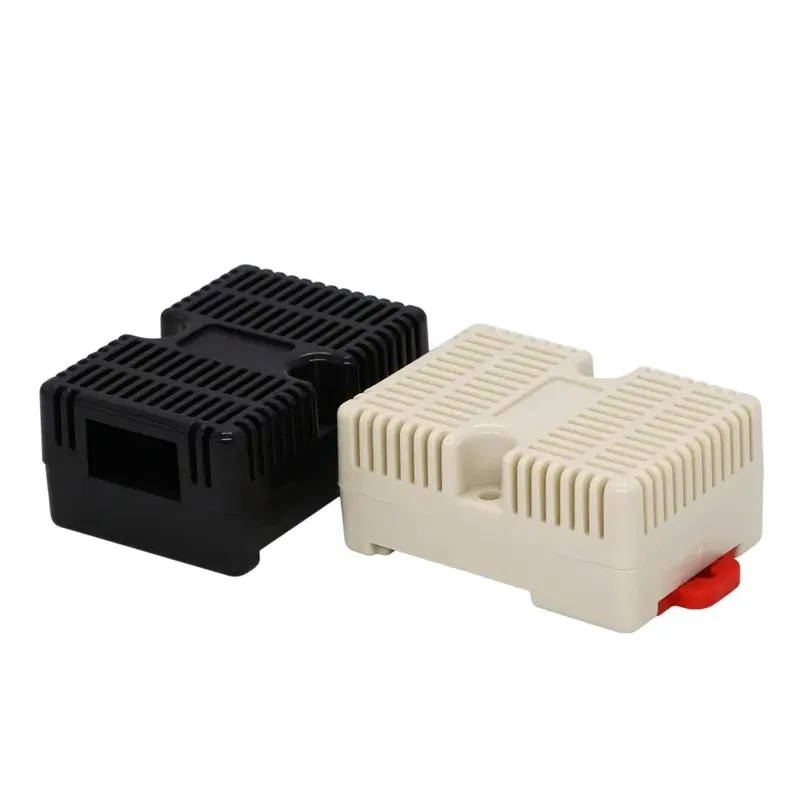 ABS DIN Rail Electrical Box 65x46x29mm for Temp & Humidity Sensor