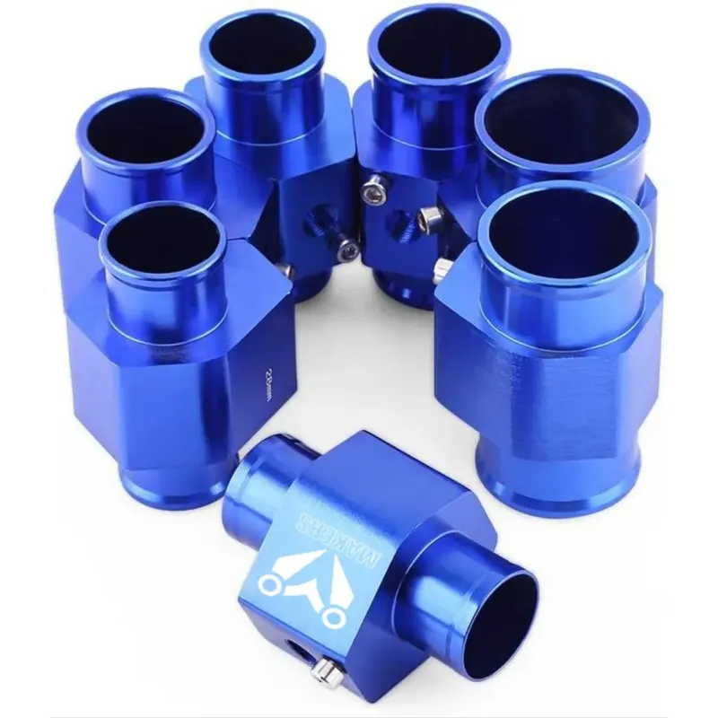 Universal Water Temperature Sensor Tee Joint Adapter, Aluminum Alloy