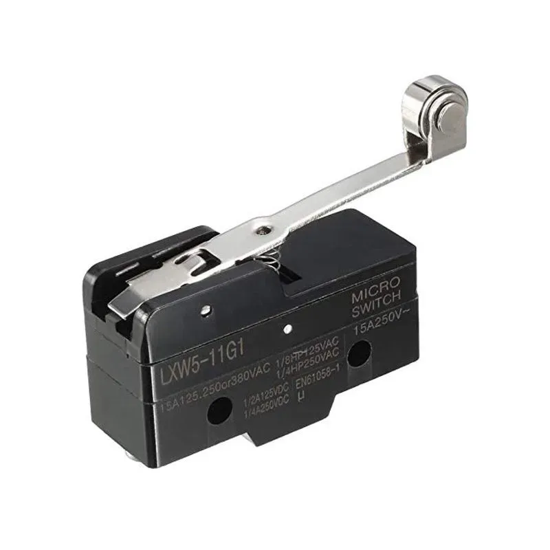 LXW5-11G1 Limit Switch Panel Mount 15A 250VAC Long Hinge Roller Lever