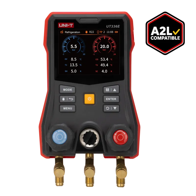 UNI-T UT336E Digital Manifold Gauge for HVAC Refrigerants