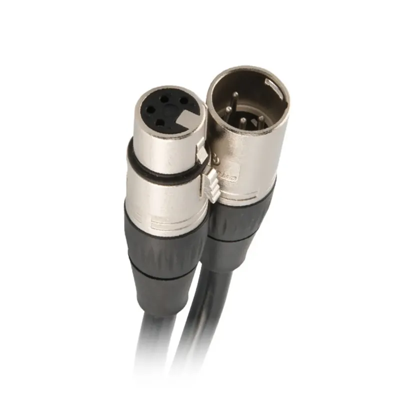 XLR Cable Connector 4-Pin for Wire (Male / Female)