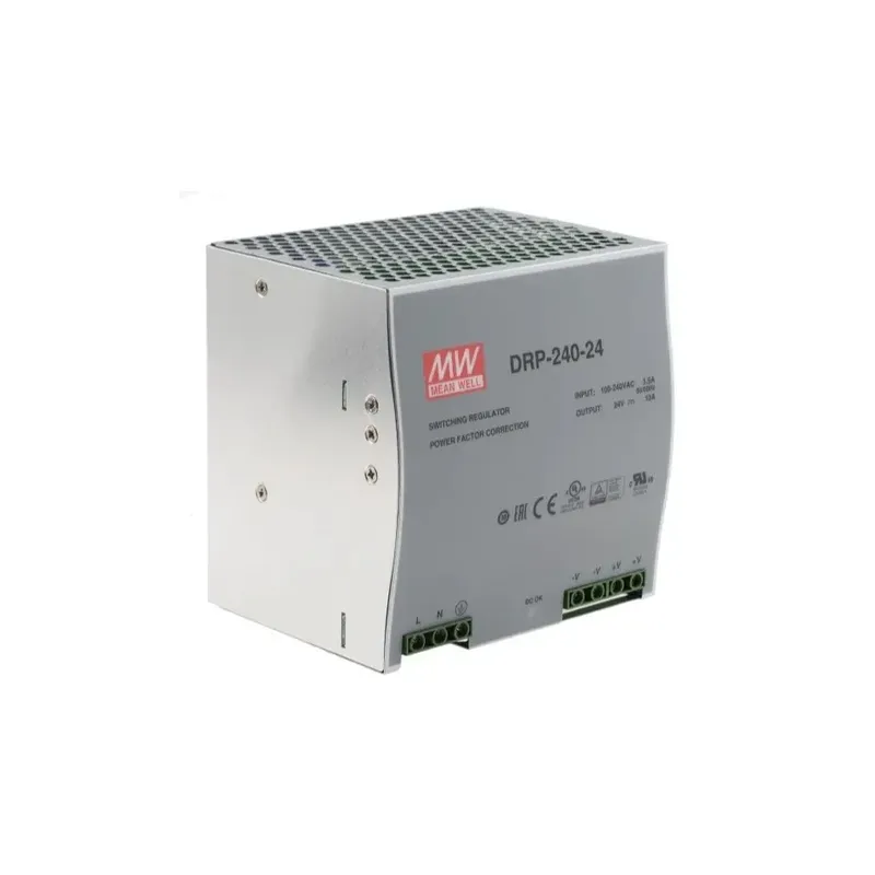 DRP-240-24 AC/DC DIN Rail Power Supply 24V 10A 240W