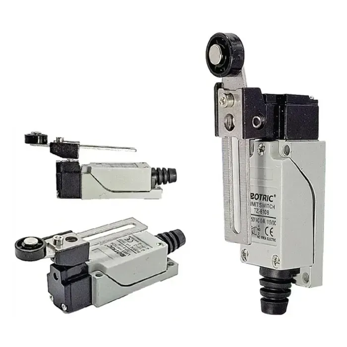 مفتاح حد TZ-8108 بذراع أسطواني قابل للضبط وIP65
