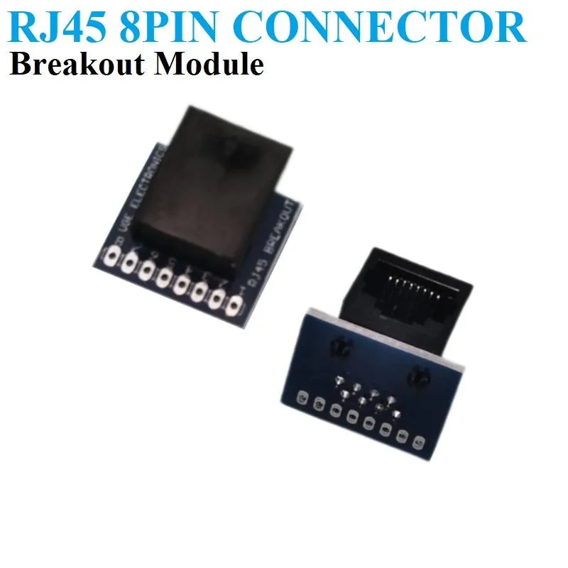 وحدة توصيل RJ45 ذات 8 أطراف (Breakout)