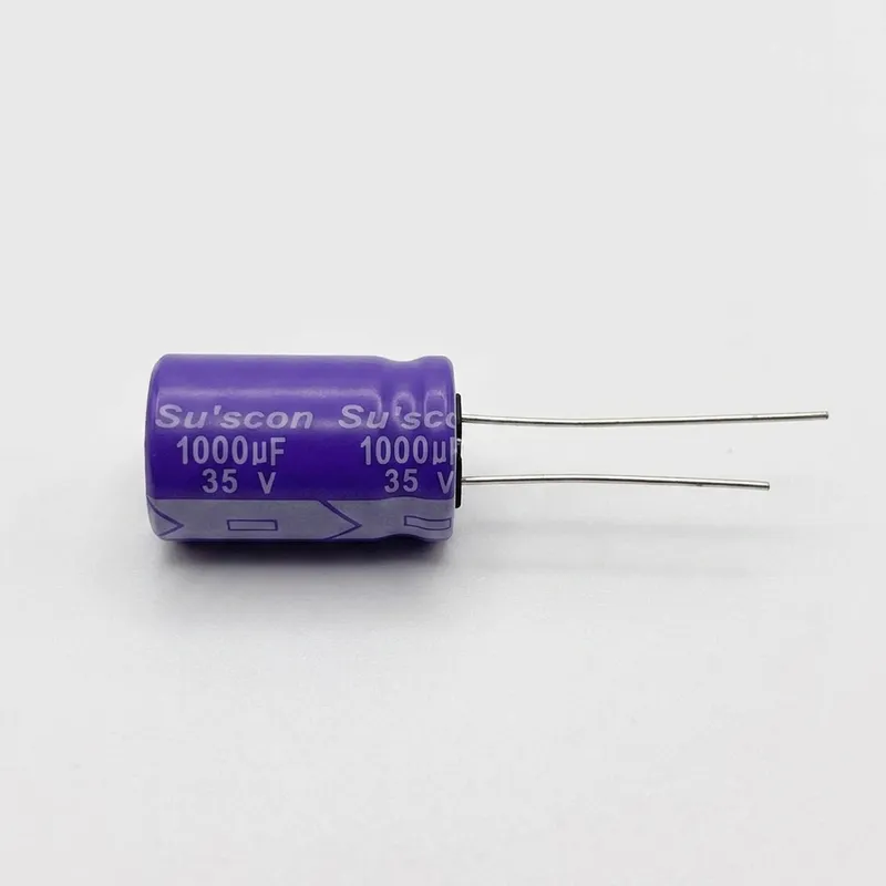 Su'scon 1000uF 35V Aluminum Electrolytic Capacitor 13x20mm