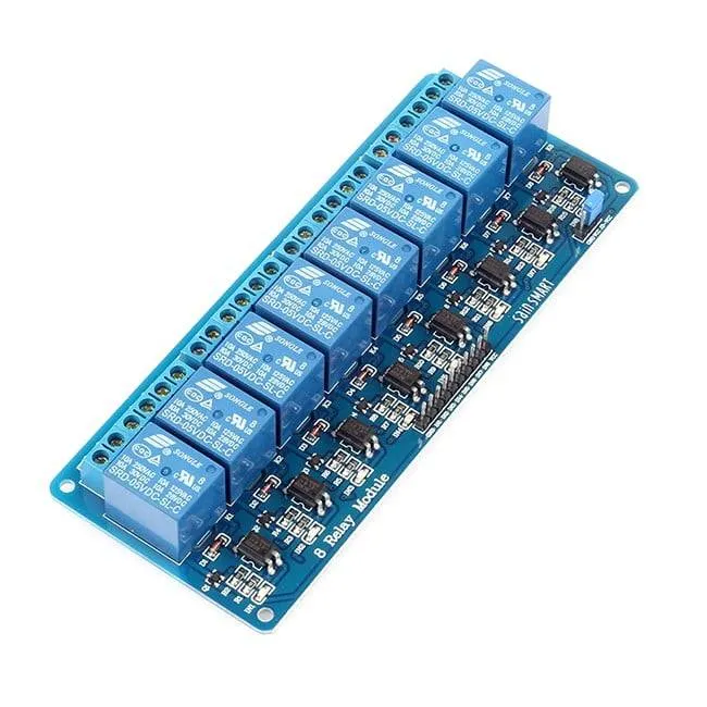 Relay Module 5V 8-Channel with Status LEDs (NO/NC)