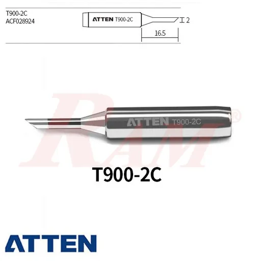 ATTEN T900-2C Lead-Free Round Chisel Soldering Iron Tip