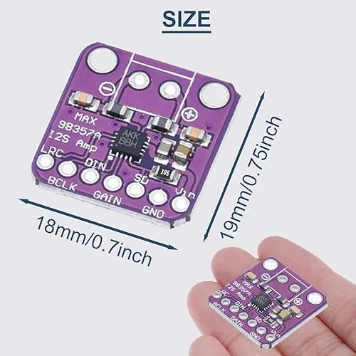 MAX98357 I2S 3W Class D Audio Amplifier Module