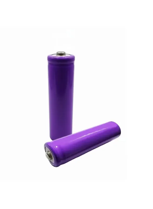 AA Ni-MH 1800mAh Rechargeable Battery 1.2V, Purple, Button Top (1 pc)