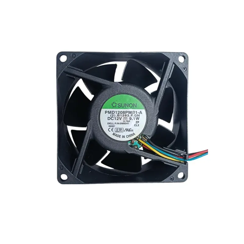 مروحة SUNON PMD1208PMB1-A تيار مستمر 12V 9.1W ‏80×80×38mm