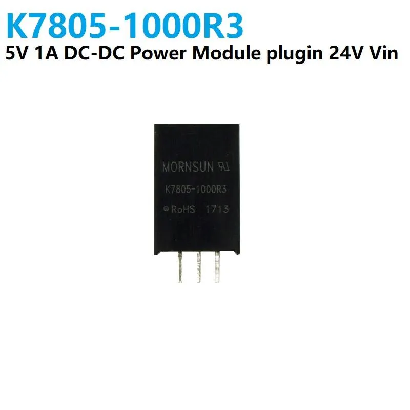 K7805-1000R3 Non-Isolated DC-DC Converter 5V 1A, 24V Max Input
