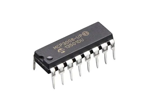 MCP3008 8-Channel 10-Bit ADC with SPI Interface DIP-16