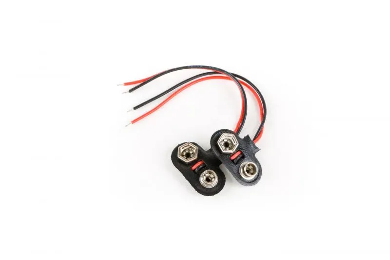 OSEPP LS-00033 9V Battery Clip, 2 pcs