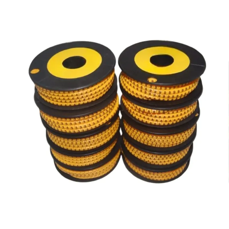 EC-3 PVC Cable Wire Markers Number Set 0-9