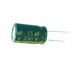 15µF 250V Polarized Radial Electrolytic Capacitor