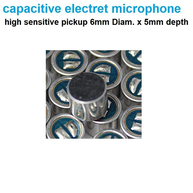 Capacitive Electret Microphone High Sensitivity Pickup