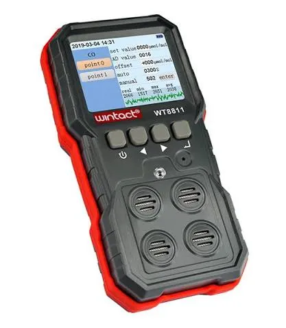 WT8811 4-in-1 Compound Gas Monitor (LEL, O2, H2S, CO)