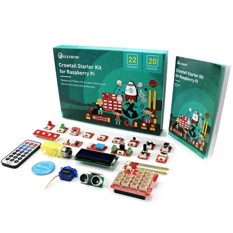 مجموعة ELECROW Crowtail التعليمية للمبتدئين لـ Raspberry Pi
