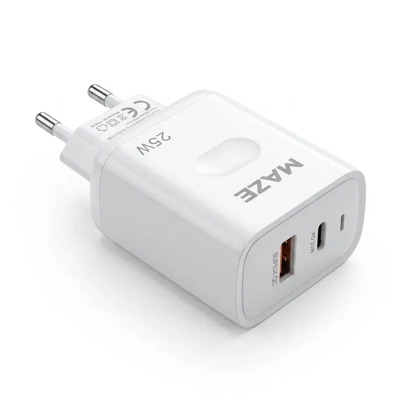 MAZE M-396 25W USB PD Fast Charger with USB Type-A to Type-C Cable