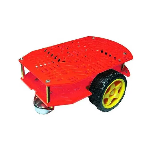 2WD Robot Chassis, 2 Layers, 65 mm Wheels