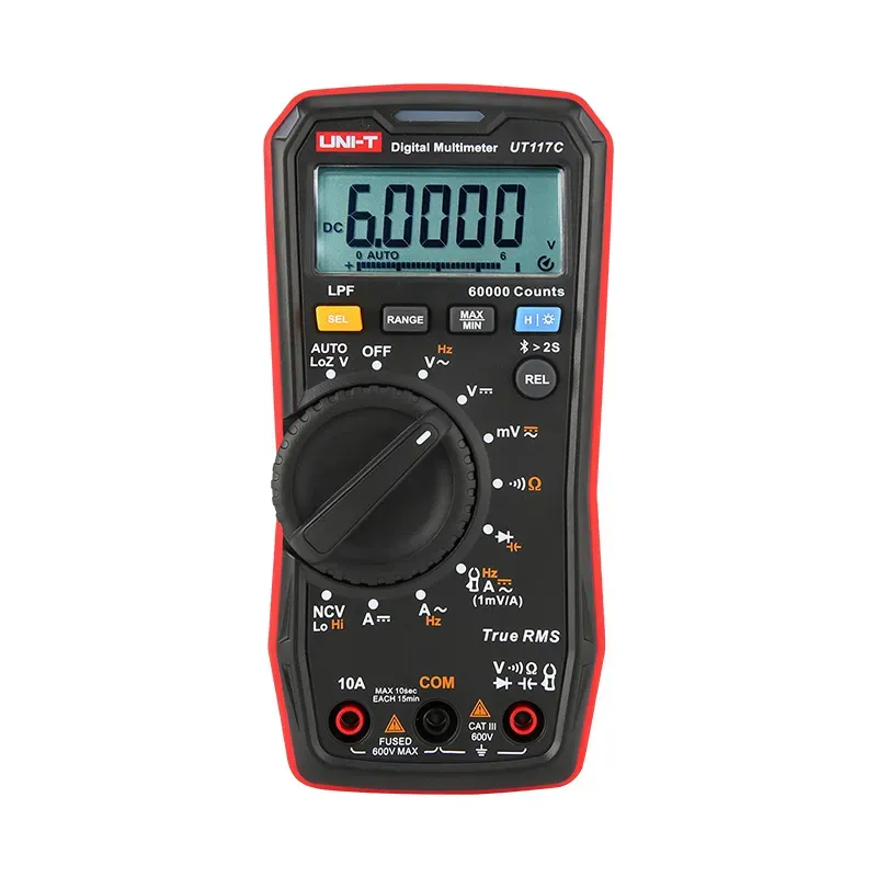 UNI-T UT117C True RMS Digital Multimeter 60000 Counts Bluetooth