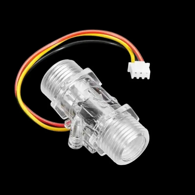 Transparent Water Flow Sensor YF-S201C (Hall Effect)