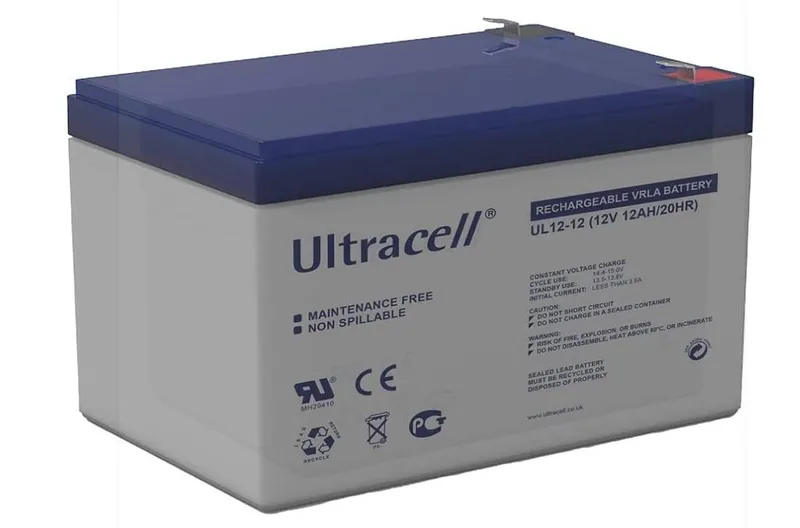 Ultracell UL12-12 VRLA Battery 12V 12Ah