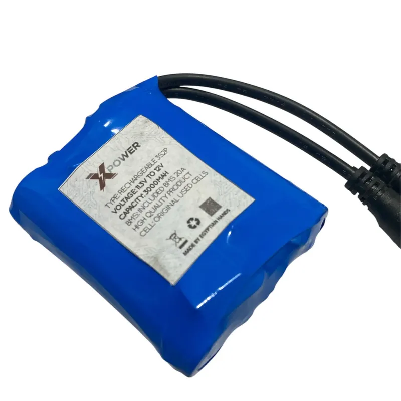 X-Power 3S2P Li-ion Battery Pack 11.3-12V 3000mAh with 20A BMS