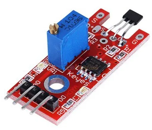 Hall Effect Magnetic Sensor Module with LM393 Comparator