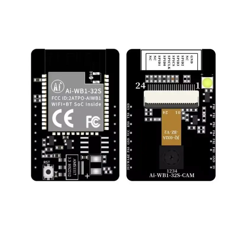 Ai-Thinker Ai-WB1-32S-CAM ESP32-CAM Board with GC032A Camera