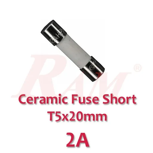 Ceramic Fast-Blow Fuse 2A 250V 5x20mm (Short)
