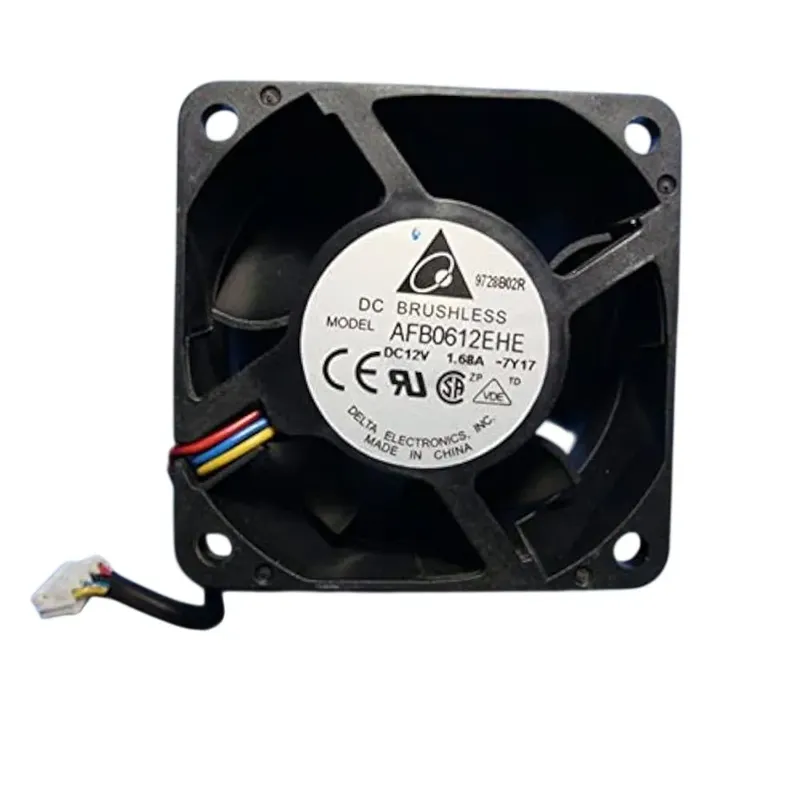 Delta AFB0612EHE High-Speed Axial DC Fan 12V 1.68A 60x60x38mm