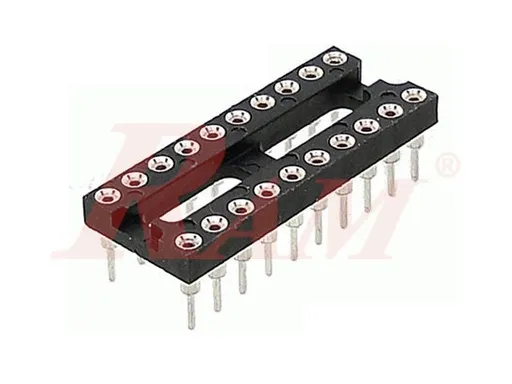 IC Socket R10+10 Machine-Tooled 20-Pin