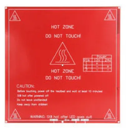 MK2B PCB Heated Bed 214 x 214 mm, 12 V / 24 V Dual Power
