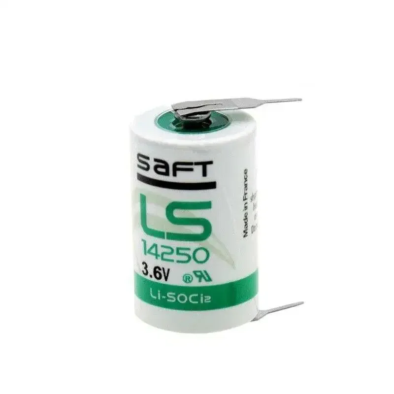 بطارية ليثيوم Saft LS14250 نصف AA بجهد 3.6V وسعة 1200mAh