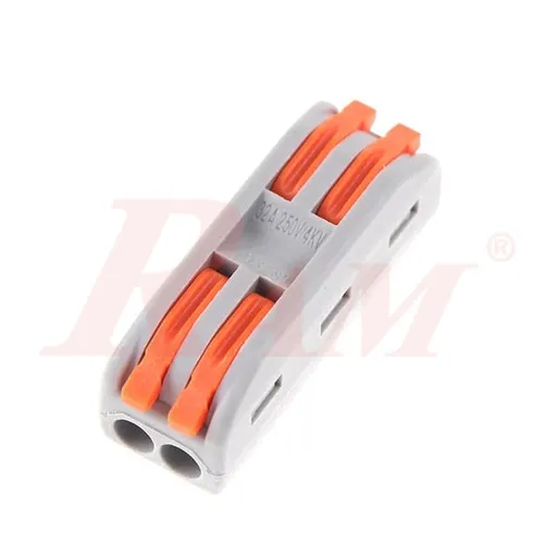 WAGO PCT-222 2-Way Universal Compact Wire Connector (2 in, 2 out)