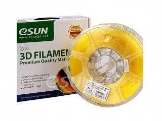 خيط طباعة eSUN PLA قطر 1.75 مم بلون أصفر ليموني زجاجي (1 كجم)