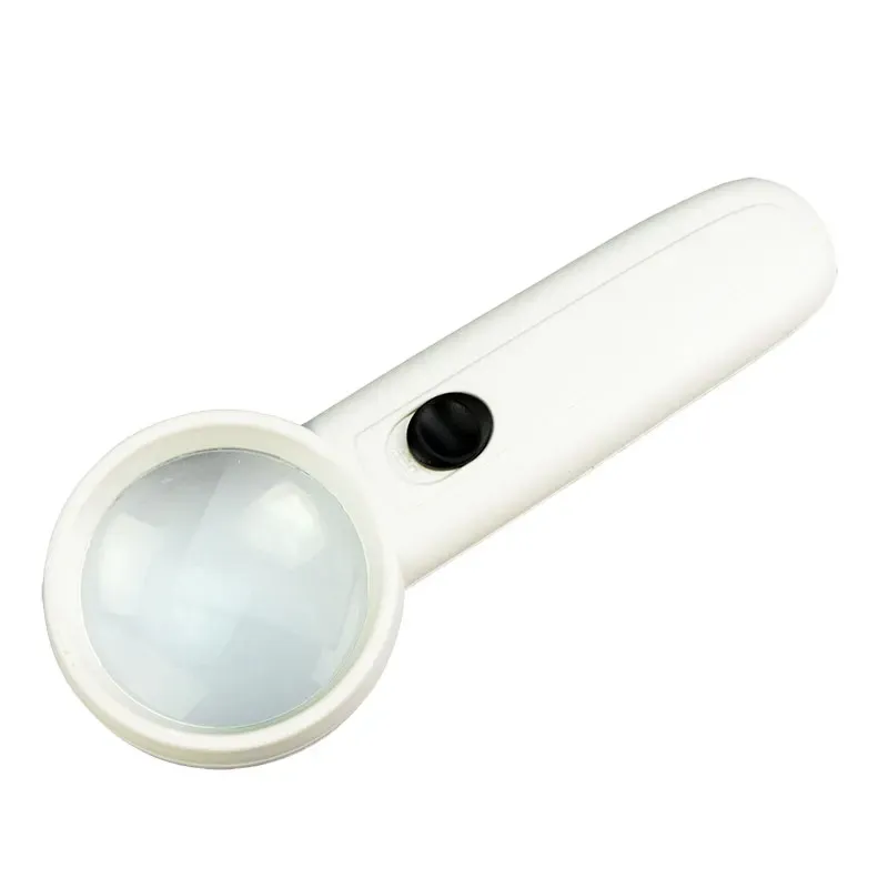 مكبّر يدوي MG6B-3 بعدسة 5X وقطر 50 مم مع إضاءة LED