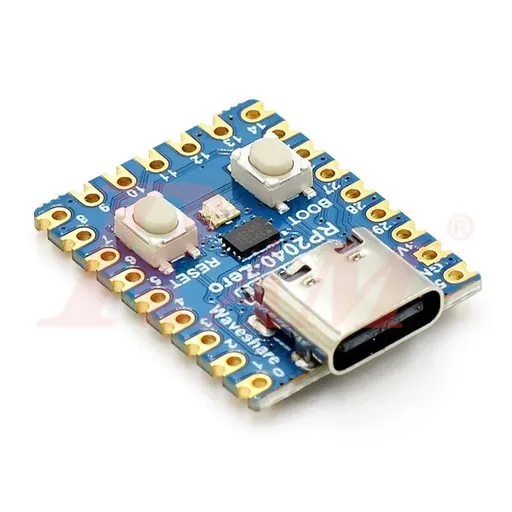 لوحة تطوير Waveshare RP2040-Zero المصغرة بمعالج Raspberry Pi RP2040
