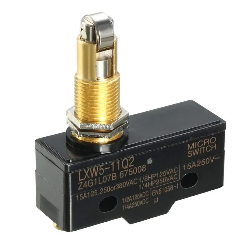 LXW5-11Q2 Limit Switch Panel Mount 15A 250VAC Cross Roller Plunger