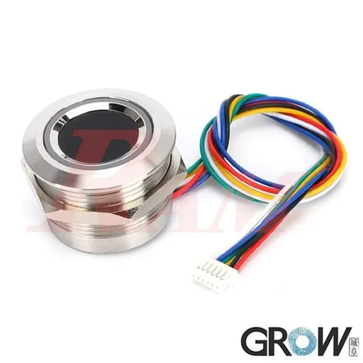 حساس بصمة سعوي GROW R503 بواجهة UART وتركيب لوحي M22 وحماية IP65