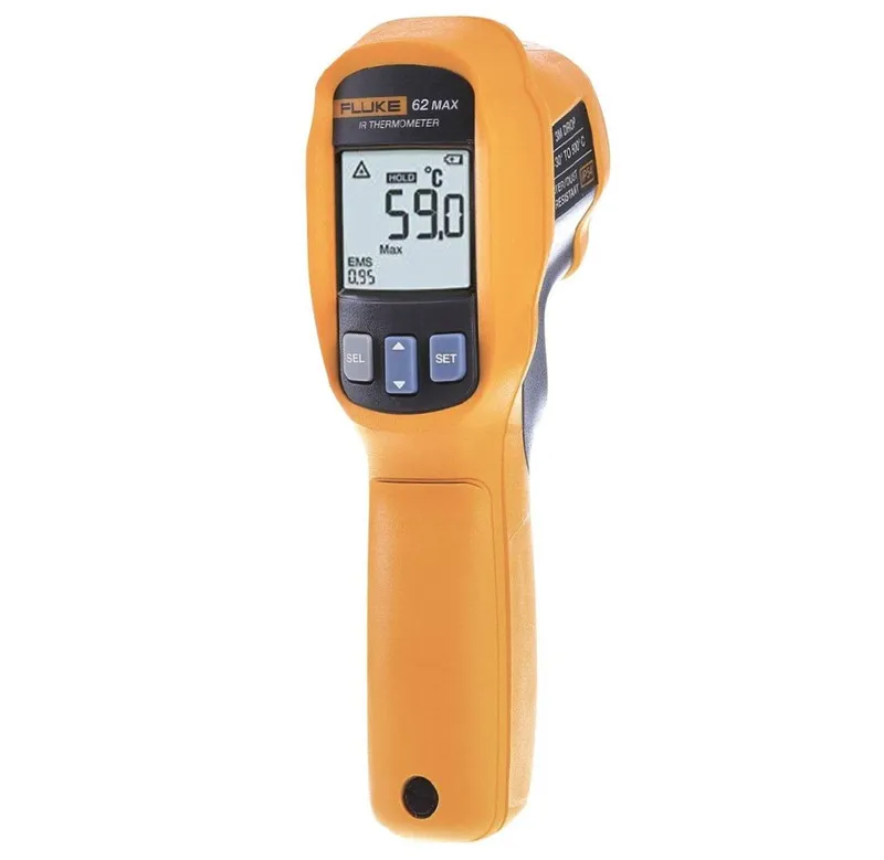 مقياس حرارة بالأشعة تحت الحمراء Fluke 62 MAX من -30 إلى 500 درجة مئوية
