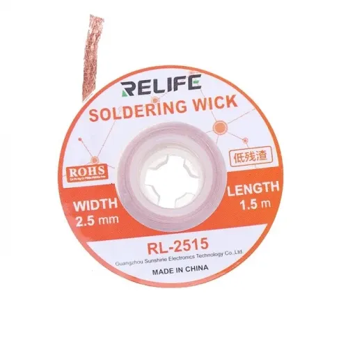 RELIFE RL-2515 Desoldering Braid 2.5mm x 1.5m