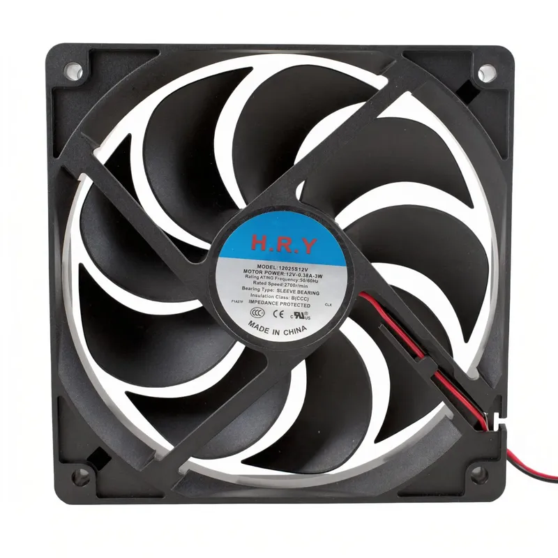 H.R.Y 12025S12V DC Cooling Fan 12V 0.38A 120x120x25mm