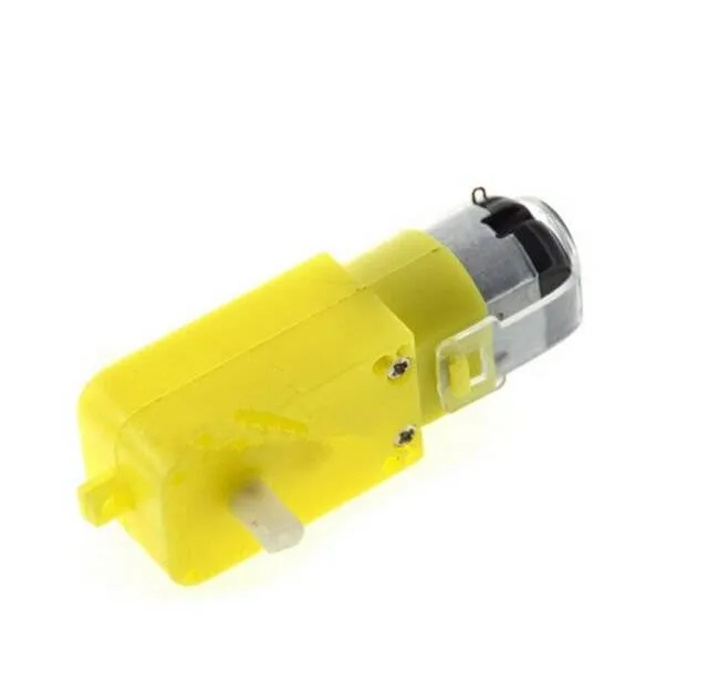Yellow TT DC Gear Motor 3-6V Double Flat Shaft for 4WD Robot Car