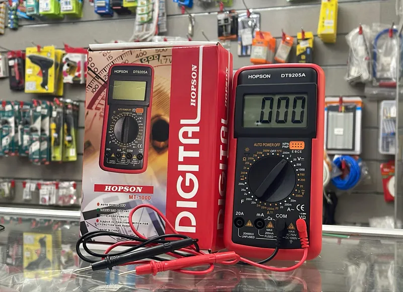 جهاز قياس متعدد رقمي Hopson DT9205A يدوي (اختيار المدى يدويًا)