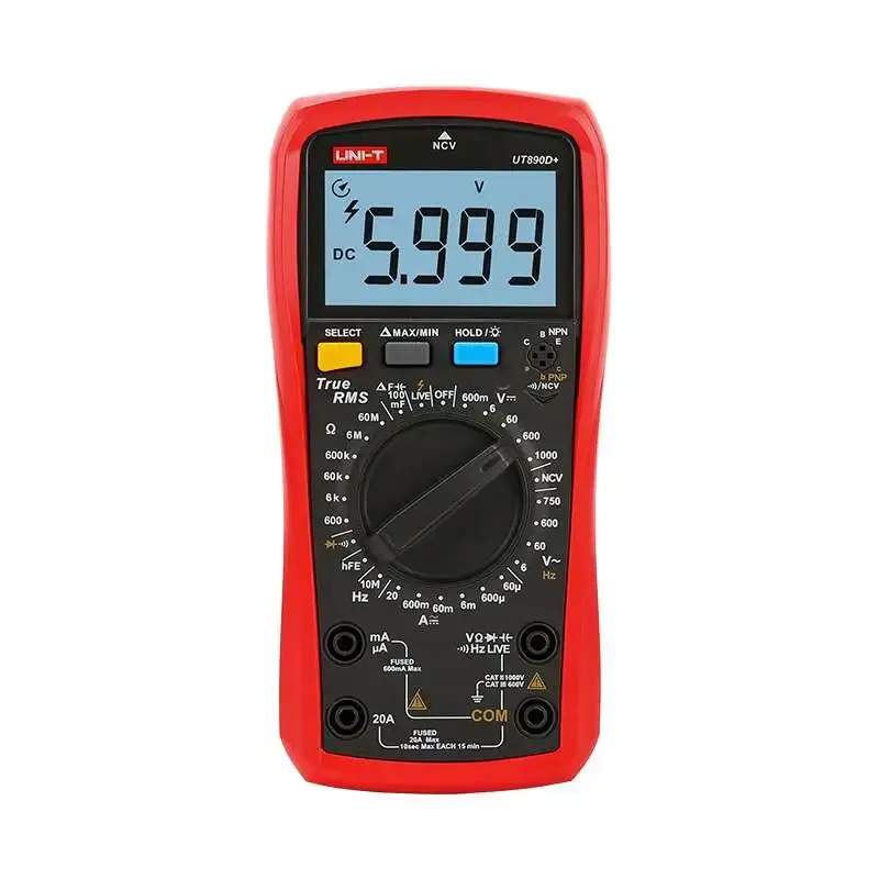 مقياس متعدد رقمي UNI-T UT890D+ بقياس True RMS